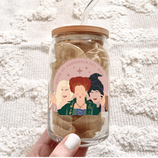 Sanderson sisters Can Glass