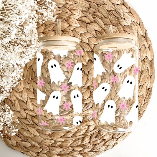 Daisy Ghost Can Glass