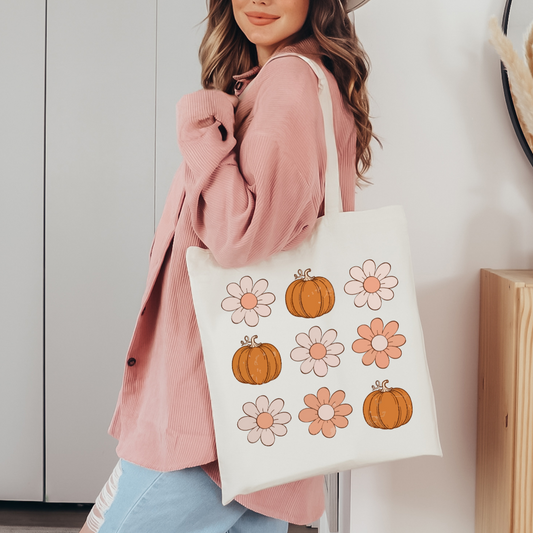 Retro Floral pumpkin